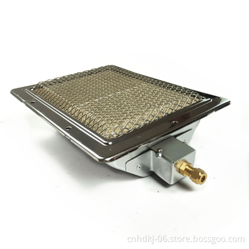 Smokeless Infrared catalyst natural gas burner HD220 for bbq grill prototype